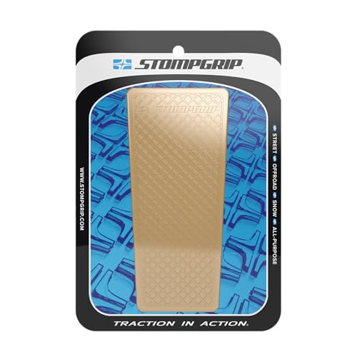STOMPGRIP | Motorcycle Center Tank Pad Protector | Universal Fit | Pint | Waffle Clear - color: Clear