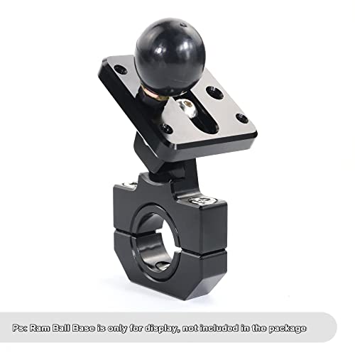 xitomer Handlebar Clamp GPS Mount Bracket Fit for Grom MSX125 13-22 CB500X 13-18 / CB1000R 80-21 / Tracer 900 15-21 / GSX-S750 15-23/ GPS Mount V-Strom 650 / Z1000 03-23 / Scrambler 1100