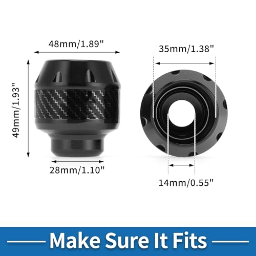 Motorcycle Frame Sliders Falling Protection Wheel Crash Protector Scooter Moped Aluminum Alloy Black 2 Pcs - color: Black