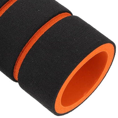 UKCOCO 3 Pcs Foam Handle Grips : Non Slip Sponge Pull Up Bar Sleeve Handlebar Cover for Fitness Equipment Bicycle Motorbike, Easy Installation, 4.32X1.49X1.49in (Black)