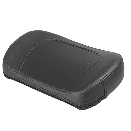 Black Sissy Bar Passenger Backrest Pad fits for Harley Davidson HD Touring Model 1997-2026(P/N 52300324, 52627-09, 54247-09, 52933-97b,52805-97B,52723-06,5230057,52300258) - color: Black