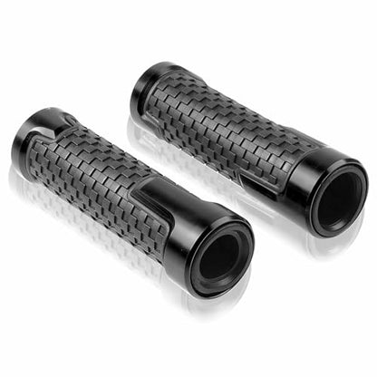 7/8" 22mm CNC Alu Motorcycle Handlebar Grips Compatible with CBR150 CBR500 CBR100F CBR1000RR CBR1100XX CBR125 CBR250 CBR300R CBR400RR CBR400F CBR450SR CBR600RR CBR600F CBR900RR CBR954RR Black - color: black, size: Handlebar Grips without Grip Ends