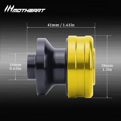 Motorcycle Swingarm Spools Slider -M6 For Tenere 700 (T7) (XTZ700) 2019-2025 CNC Aluminum Paddock Stand Bobbins Protects Rear Swingarm tenere 700 (t7) Accessories (Gold) - color: Gold