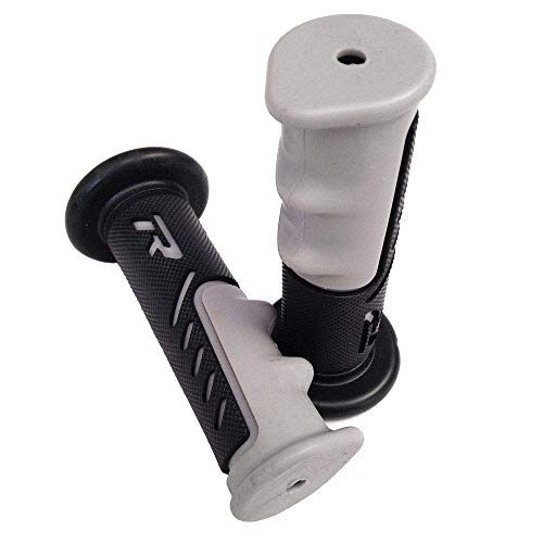 XH4077- Atv Watercrafts Inchesr Inches Engraved Gel Grips Gray Compatible With Atv Quad Yamaha Kawasaki Polaris Seadoo Bombardier Jet Ski Foreman Recon Rincon
