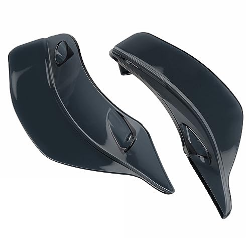 ABS Side Wind Windshield Fairing Wind Deflector for Harley Road Glide FLTRX FLTRU FLTRXS 2015-2023 Smoke - color: Smoke
