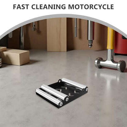 Motorcycle Chain Lubricator Stand Adjustable Tire Cleaning Support Holder Bike Chain Maintenance Tool for Motorcycle Wheel Care