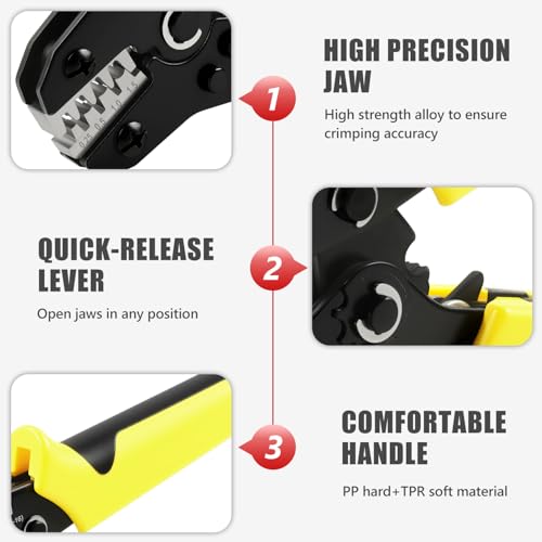 993PCS 68 Sets Automotive Weatherpack Connector Kit with Crimper 1/2/3/4/5/6 Pin Waterproof Auto Electrical Wire Connectors Weather Pack Connectors Crimping Tool 20-14 AWG - size: 1-6pin-68Pack