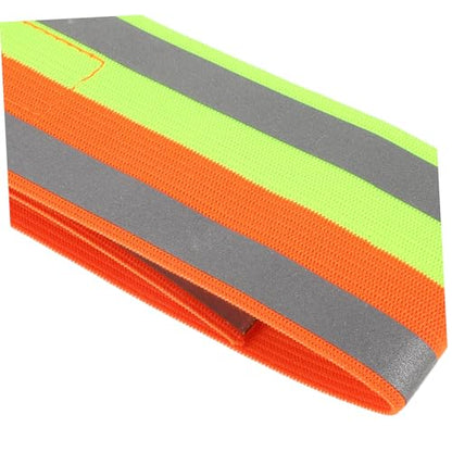 POPETPOP 2pcs Reflective Bike Gear Running Gear Reflective Safety Straps Glow Wrist Bands Night Running Arm Bands
