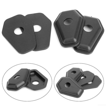 Motorcycle Turn Signal Indicator Spacer Adapter for Suzuki GSXR SV650S SV1000S GSF600 Bandit TL1000S Black Plastic Direct Fit 4pcs