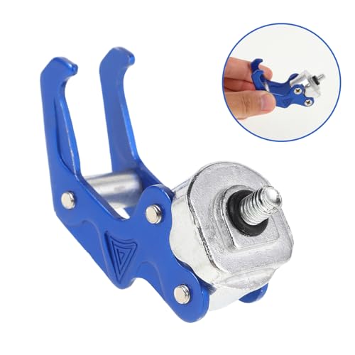 PRETYZOOM Helmet Handlebar Hook Motorcycle Scooter Hanger Aluminum Alloy Holder for Cycling Helmets - color: Blue