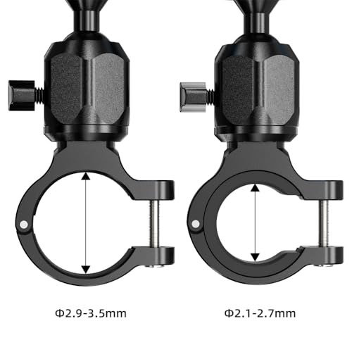 SOH Aluminum Handlebar Bike Pole Mount Motorcycle Handlebar Clamp Holder Mount Compatible with GoPro Hero 13/12/11/10/9, DJI Action 5 Pro/4/3 Cameras, AKASO and More Action Cameras