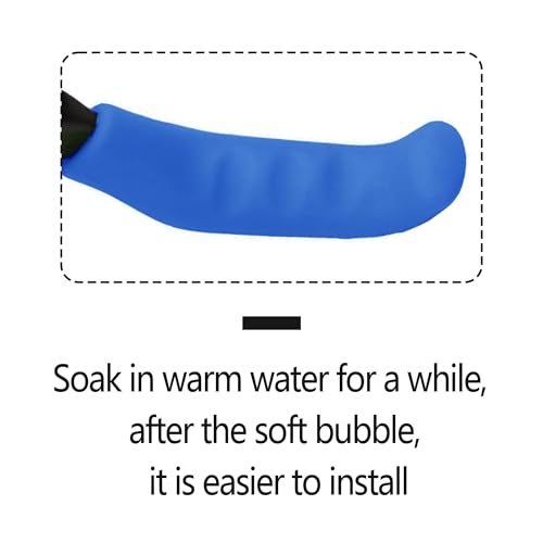 2 Pairs Bicycle Brake Lever Grip Protector Cover, Non-Slip Brake Lever Grip, Silicone Sleeve Universal Brake Protection Handle Cover for Bicycle, Cycling, Road/Mountain Bikes, Blue - color: Blue