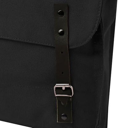 Rothco Canvas Utility Bag – Durable Crossbody Shoulder Satchel for Everyday Hobby Essentials and Supplies For Men and Women - color: Black