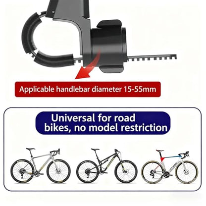Shockproof Motorcycle Phone Holder, Universal Bike Handlebar Mount for GPS Navigation, Compatible with E-Bike Mountain Bicycle (Style A) - color: Style A