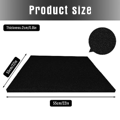 2 Pack 22'' Square No Splatter Pad, Oil Drain Splash Pad Fits Most Oil Drains Anti Splash Oil Change Mat for Car Changing Oil Transmission Drain Pan - size: 2 Pack 22"