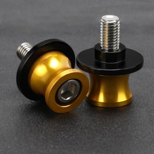 Rear Sliders Stand Screw Motorcycle Accessories 6MM Swingarm Spools Stand Screws Slider for Y&AMAHA YZF R1 R3 R7 R125 Moto Sliders Holder Equipments Parts (Color : NO LOGO-25) - color: NO LOGO-25