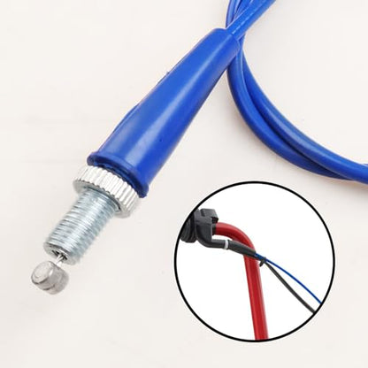 HOLATO 36'' Throttle Cable for SSR70 SSR110 SSR125 50cc 70cc 110cc 125cc Tao Tao DB14 DB24 DB27 Baja Dirt Runner DR70 DR90 DR125 Apollo RFZ XR50 XR70 Coolster Roketa Chinese Pit Dirt Bike Motor Blue - color: Blue