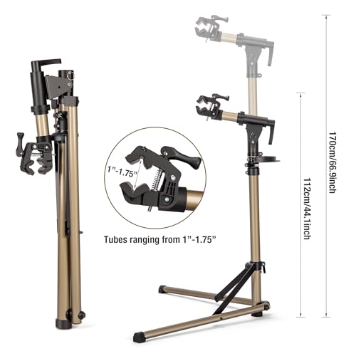E Bike Repair Stand (Max 88lbs) - Bicycle Stand Rack for Workstand Maintenance - Ebike Work Stand Bicycle Shop Home Mechanics for Road and Mountain Bikes