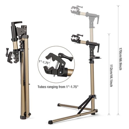E Bike Repair Stand (Max 88lbs) - Bicycle Stand Rack for Workstand Maintenance - Ebike Work Stand Bicycle Shop Home Mechanics for Road and Mountain Bikes