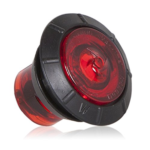 Maxxima M09320R Clearance Marker Light (3/4" 1 LED P2, Grommet and Bullet Connector included) - color: Red