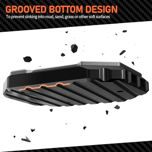 Compatible with KAWASAKI Vulcans S 650 VN650 2015-2024 VULCANS CAFE 2023-2024 Motorcycle Accessories Side Stand Plate Pad Kickstand Extension Enlarge Pad Foot Pegs (Grey) - color: Grey