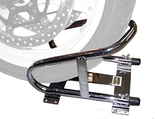 RA-17S Motorcycle Stainless Steel Wheel Chock by Rack 'EM