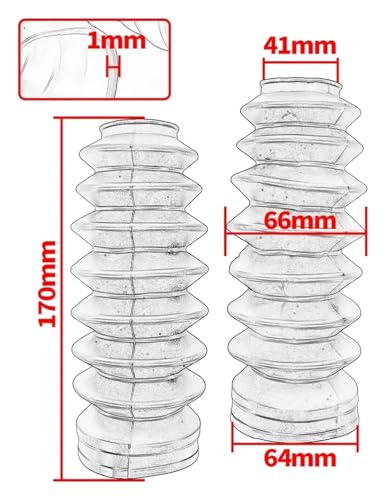 Outdoor Front Fork Tube Boot Gaiters Dust Cover Guard Shock Protector Fit for 650 GT Motorcycle Durable Part