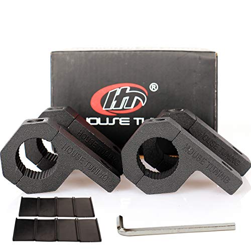 1 inch Bar Clamp-Pack 4 Roof Rack Bar Mounts Tube Clamps Horizontal Bar Clamp Mounting Bracket for Motorcycle ATV Utv Boat Trucks (1"- Clamp Mount kit) - size: 1.0"-Clamp Kit