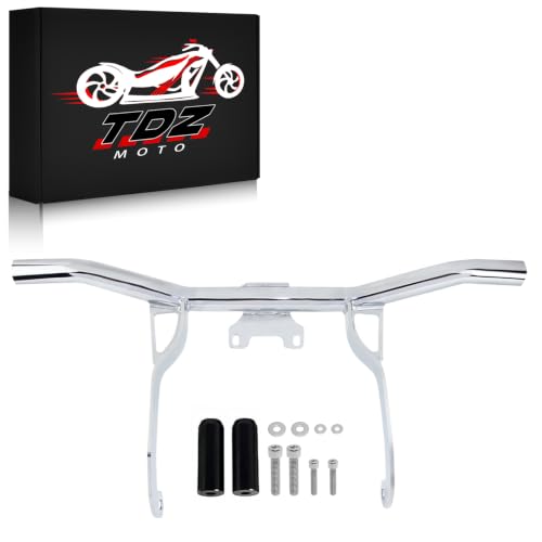 2014-2023 TDZ 1-1/4" Chrome Crash Bar Engine Guard for Harley Touring Street Glide Road Glide Road King Electra/Ultra Models【Buying Colorful Wheels for Matching is More Fashionable】 - color: C-2014-2023（Chrome）