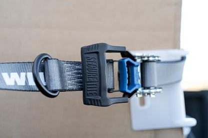 Secure Tite 1-1/2” x 20’ Tie Down Ratchet Straps, Ratchet Tie Down Straps, Double J-Hook, 1667 lbs Working Load Limit, 5000 lbs Break Strength,(Pack of 16) - size: 16 Pack
