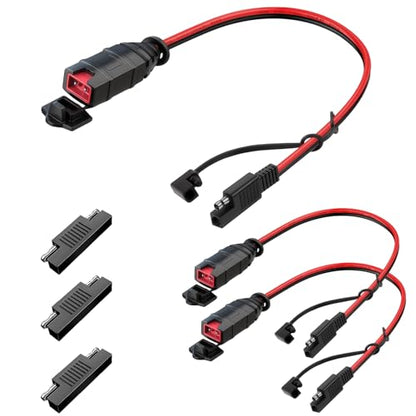 3 Pack GC009 X-Connect SAE Adapter Accessory for NOCO Battery Charger Accessories, with SAE Polarity Reverse Adapter,Durable and Waterproof Connector for Motorcycles, Cars, ATVs, UTVs - size: 3 PACK