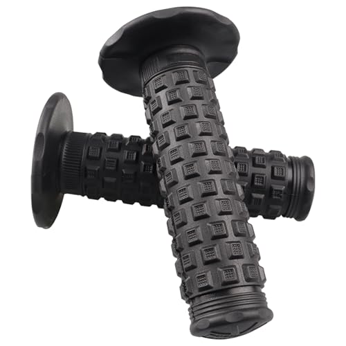 7/8" Dirt Bike Grip Rubber Anti-Slip Universal Motorcycle Grips Handlebar Racing Grip for Motocross Mini Bike Surron Light Bee x Grips KLX110 YZ450F XR50 CRF80 Motocross Grips - color: Black