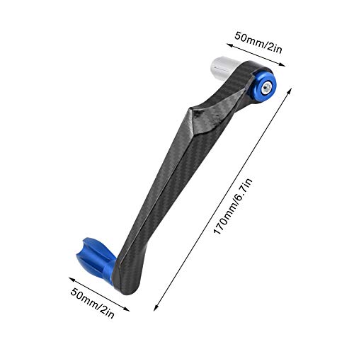 Motorcycle Lever Guards, 7/8 inch Universal Aluminum Alloy Motorcycle Handlebar Brake Protector (Blue)