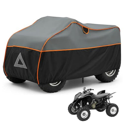 Specialized Hail Protector ATV Cover, Multi-Layered ATV Hail Blankets Protector Cover with 5mm Thick High Density EVA Cushioning Foam Pad and Reflective Stripes, 96(L) x 48(W) x 50(H) in - size: ATV