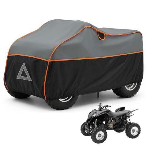 Specialized Hail Protector ATV Cover, Multi-Layered ATV Hail Blankets Protector Cover with 5mm Thick High Density EVA Cushioning Foam Pad and Reflective Stripes, 96(L) x 48(W) x 50(H) in - size: ATV