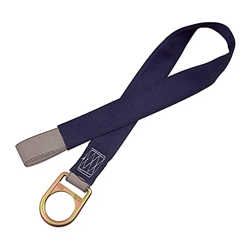 3M DBI-SALA 2100050 Concrete Anchor Strap with D-ring at one end, web loop at other end, 42 inch, Blue/Grey