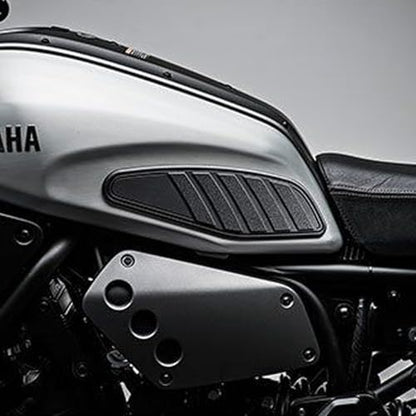 Motorcycle Tank Protector, Non-Slip Gas Tank Pad Sticker Set, Black Rubber Protection for Yamaha XSR700 2018-2025, Vehicle Specific Fit