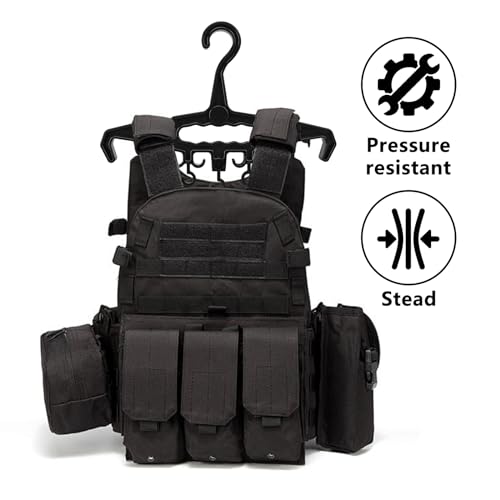 YOZWOO Durable Hanger Heavy Duty Standard Hanger Load Capacity Durable High Impact Resin for Body Armor Durable Police Military Gear Scuba Survival Equipment (Upgraded Red) - color: Upgraded Red