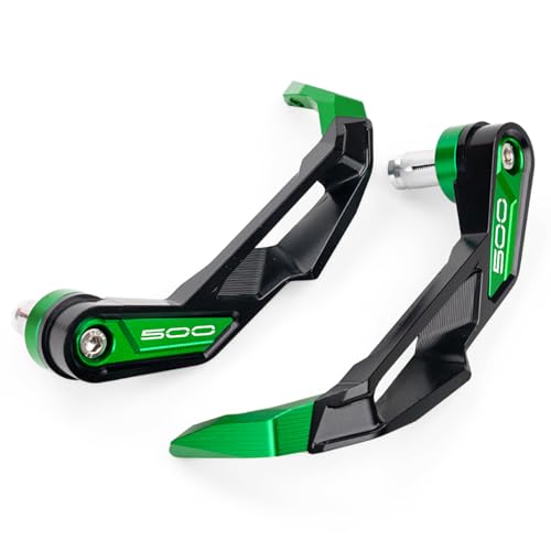 Compatible with 2026 Ninja 500 2025 ninja500 SE 2024 Z500 Z 500 SE Aluminum Motorcycle Handguards Brake Clutch Lever Guards Protector Accessories (Green) - color: Green