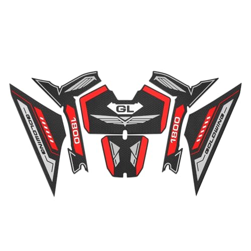 FOR Gold Wing GL1800 GL 1800 2018-2025 NEW Motorcycle Fuel Tank Cap Sticker Pad Fuel Tank Cap Anti-slip Protection Pad (red) - color: Red