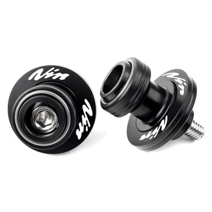 Compatible With Ninja 300 Ninja 250 ZX6R ZX10R 1998-2011 ZX12R ZX-14R Vulcan S 650 Z750 S R CNC M10X1.25 Motorcycle Swingarm Spool Sliders Rear Stand Swing Arm Sliders (Grey) - color: Grey