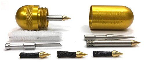 Dynaplug Micro PRO Pill Bike Tubeless Tire Puncture Repair-1 KiT with 10 Pieces. Choose Your Color. - color: Gold