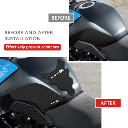 for GSX8R GSX 8R gsx8r 2024 2025 2026 Tank Pad Protector Motorcycle Sticker Decal Air Knee Grip Tank Traction Pad Side Accessories gsx8r Tank Pad