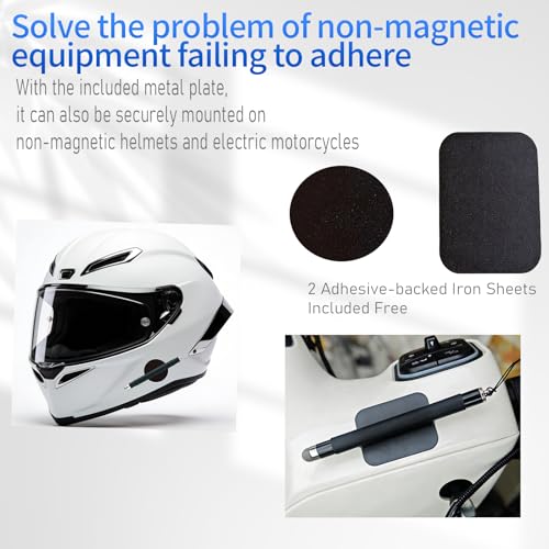 Motorcycle Stylus Pen，Magnetic Stylus，Magnet Pen，Phone Stylus for Motorcycle， Motorcycle Touch Pen， Glove-Friendly Pen，Metal Plates，Replacement Tips， Anti-Loss Strap，Strong Magnet