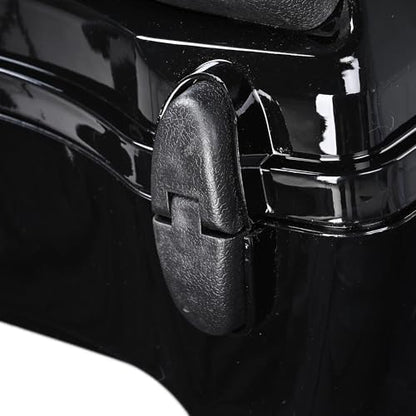 Motorcycle Trunk Top Case Motorcycle Tour Tail Box Lockable Storage Carrier Case for Helmet Luggage Black 33L(33L) - size: 33L