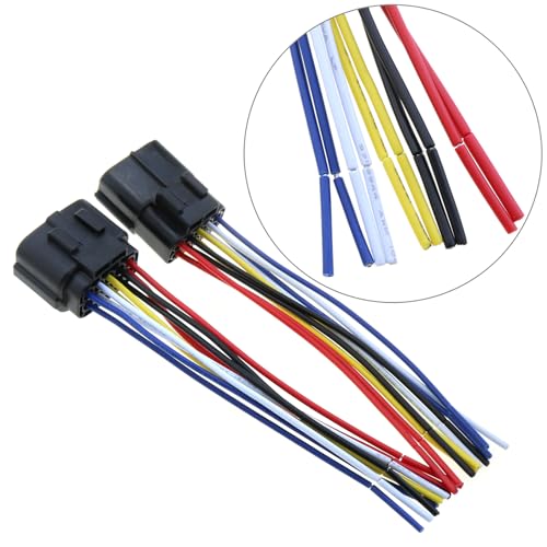 1 Set Automotive Waterproof 10-Pin Wire Connector Plug AWG with Pre-Wired Cables for Cars ATV Trucks Motorcycles Industrial Agricultural