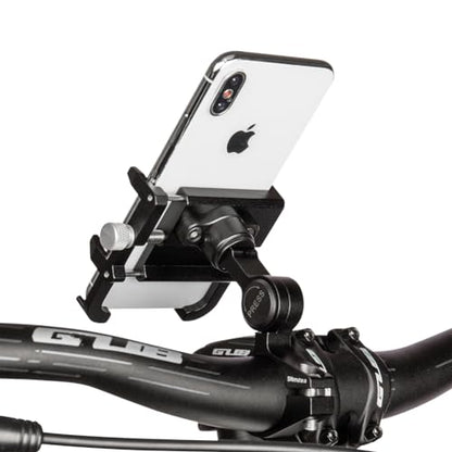 GUB PLUS21 Bicycle Motorcycle Phone Holder One Key Adjust Aluminum Bike Handlebar Mount Waterproof Phone Case Mobile Phone Mount