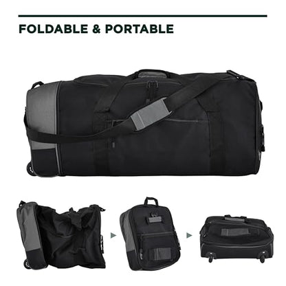 Travelers Club 32" Midgard Expandable Rolling Travel Bag - color: Black