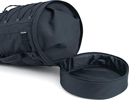 Kuryakyn 5282 Momentum Freeloader Expandable Motorcycle Travel Luggage: Weather Resistant Duffle Bag with Sissy Bar Straps, Black - style: Freeloader Duffle