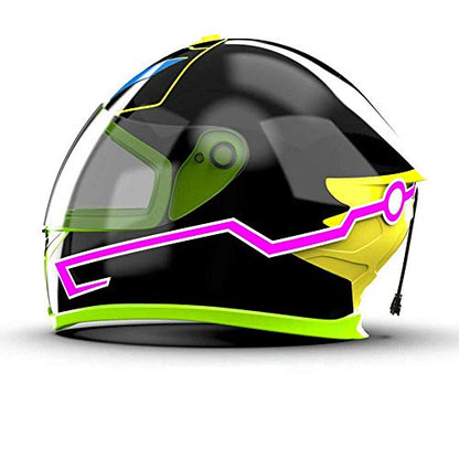 Light Strip For Motorcycle Helmet DIY Night Signal Light Luminous Stripe Sticker Motorcycle Light Strip Luminous Stickers Night Super brightness Water Resistant
